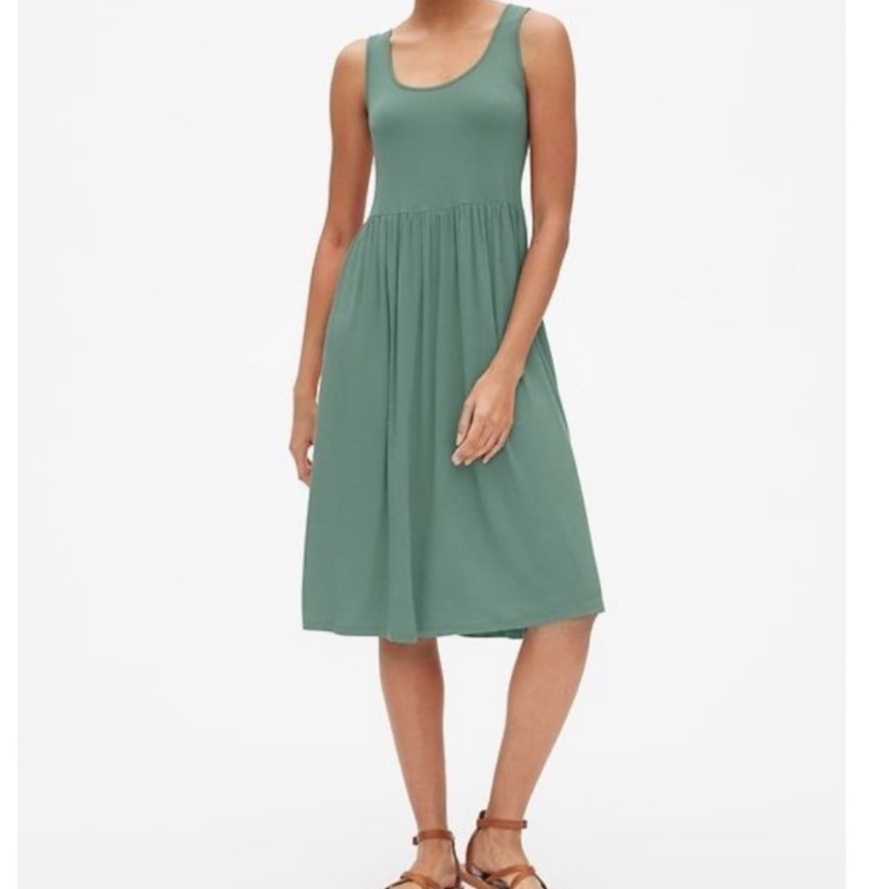 GAP Jersey Knit Midi Dress